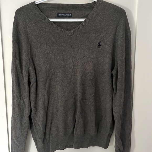 Grey Ralph Lauren pullover sweater - Picture 1 of 1
